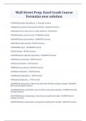 Wall Street Prep Excel Crash Course Formulas new solution