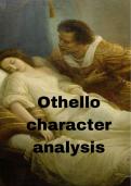 Short character analyzed Drama Othello by Shakespeare