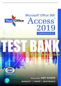 Test Bank For Your Office: Microsoft Office 365, Access 2019 Comprehensive 1st Edition All Chapters - 9780136874829