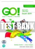 Test Bank For GO! Microsoft 365: Excel 2019 1st Edition All Chapters - 9780135442685