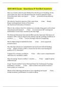 EDF1005 Exam - Questions & Verified Answers