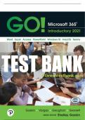 Test Bank For GO! Microsoft 365: Introductory 2021 1st Edition All Chapters - 9780137679591