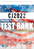 Test Bank For CJ 2022 1st Edition All Chapters - 9780137988709