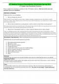 ATI Medical Surgical Remediation Worksheet Spring 2023