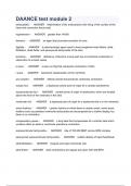 DAANCE test module 2 WITH MOST ACCURATE ANSWERS 2023&sol;2024