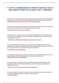 VATI PN COMPREHENSIVE PREDICTOR PRACTICE B 2020 GREEN LIGHT EXAM Q&AS &lpar;100&percnt; VERIFIED&rpar;