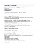 DAANCE module 3 WITH COMPLETE ANSWER SOLUTIONS 2023&sol;2024