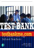 Test Bank For Classroom Management for Middle and High School Teachers 11th Edition All Chapters - 9780136837923