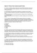 NBCOT Practice Exam Q&A 2023