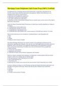 Mortgage Loan Originator Safe Exam Prep &lpar;100&percnt; Verified&rpar;
