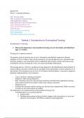 NUR 3737C Detailed Exam 1 Comprehensive Notes 
