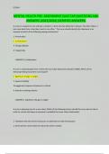 MENTAL HEALTH PRE- ASSESSMENT QUIZ-TAP QUESTIONS AND ANSWERS &lpar;2023&sol;2024&rpar; &lpar;VERIFIED ANSWERS&rpar;