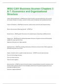 WGU C201 Business Acumen Chapters 3 & 7&colon; Economics and Organizational Structure &vert; 60 Questions And Answers&excl;&excl; 