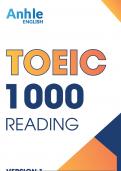 TOIEC 1000 READING