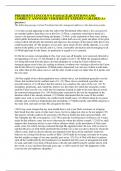 PRESIDENT LINCOLN&rsquo;S PASSAGE&comma;QUESTIONS AND  CORRECT ANSWERS VERIFIED BY EXPERTS GRADED A&plus;