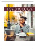 Test Bank for Psychology 13th Edition David G. Myers Nathan C. Dewall  ISBN-13978-1319132101