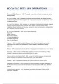 NCOA DLC SET3&colon; JIIM OPERATIONS EXAM QUESTIONS AND ANSWERS 