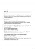 ATLS QUESTIONS & ANSWERS 2023 ( A+ GRADED 100% VERIFIED)