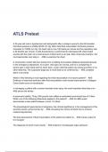 ATLS Pretest Questions & Answers 2023 ( A+ GRADED 100% VERIFIED)