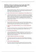 HESI Review Practice Test Questions &lpar;latest Update 2023&rpar;&comma; 100&percnt;  Correct and Complete Answers with Explanations&comma; Highly  Recommended&comma; Download to Score A&plus;