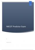 NBCOT Predictor Exam