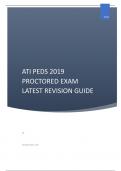 ATI PEDS 2019 PROCTORED EXAM LATEST REVISION GUIDE