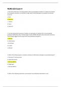 NURS 623 Exam 4 Question And Answers&sol; Latest Update Graded A&plus;