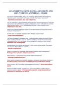 ACLS WRITTEN EXAM 2023&sol;2024&period;QUESTIONS AND 100&percnt; VERIFIED ANSWERS&sol;A&plus; GRADE