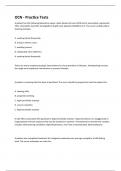 OCN - Practice Tests Questions With Correct Answers Graded A&plus;