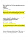 OCN Practice Questions &num;1 Download To Score An A&plus;