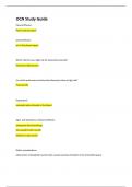 OCN Study Guide Possible Questions And Answers Graded A&plus;