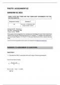 FIN3701 ASSIGNMENT 02 SEMETER 2 2023 ANSWERS (A+)