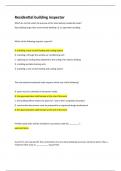 Residential building inspector Download to Score A&plus;