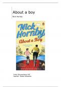 About a boy book report