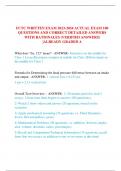 FCTC WRITTEN EXAM 2025 ACTUAL EXAM 100 QUESTIONS AND CORRECT DETAILED ANSWERS WITH RATIONALES &lpar;VERIFIED ANSWERS&rpar; &vert;ALREADY GRADED A