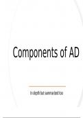 Components of AD