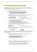 NURSING 156 BOARD CRAMSHEET QUESTIONS WITH ANSWERS