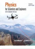TEXTBOOK Physics for Scientists and Engineers 10th ed 2019 by Serway