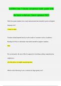 LETRS Unit 7 Guide completed study guide with  the latest solutions &vert; latest updated 2023
