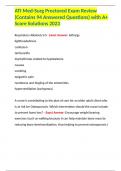 ATI Med-Surg Proctored Exam Review &lpar;Contains 94 Answered Questions&rpar; with A&plus; Score Solutions 2023 