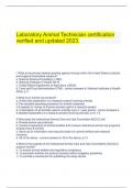   Laboratory Animal Technician certification verified and updated 2023.