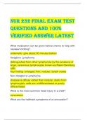 NUR 232 FINAL EXAM TEST QUESTIONS AND 100&percnt; VERIFIED ANSWER LATEST 