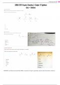 CHEM 3101 - Chapter 11 Synthesis - Quiz Problems and Correct Solutions