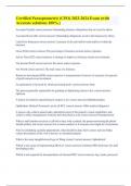 Certified Paraoptometric &lpar;CPO&rpar; 2023-2024 Exam &lpar;with Accurate solutions 100&percnt;&period;&rpar;