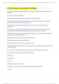 CPO Practice Exam &lpar;100&percnt; Verified&rpar;