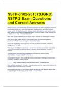 NSTP-6102-2013T(UGRD) NSTP 2 Exam Questions and Correct Answers 