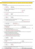 MCNP FUNDAMENTALS OF NURSING Practice Test 4 Questions and Correct Answers 2023/2024 