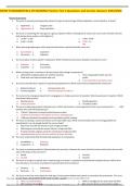 MCNP FUNDAMENTALS OF NURSING Practice Test 4 Questions and Correct Answers 2023&sol;2024 