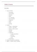 Media and Society Notes Chapters 1 & 2