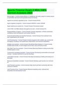 Sports Finance Exam 2 With 100&percnt; Correct Answers 2023